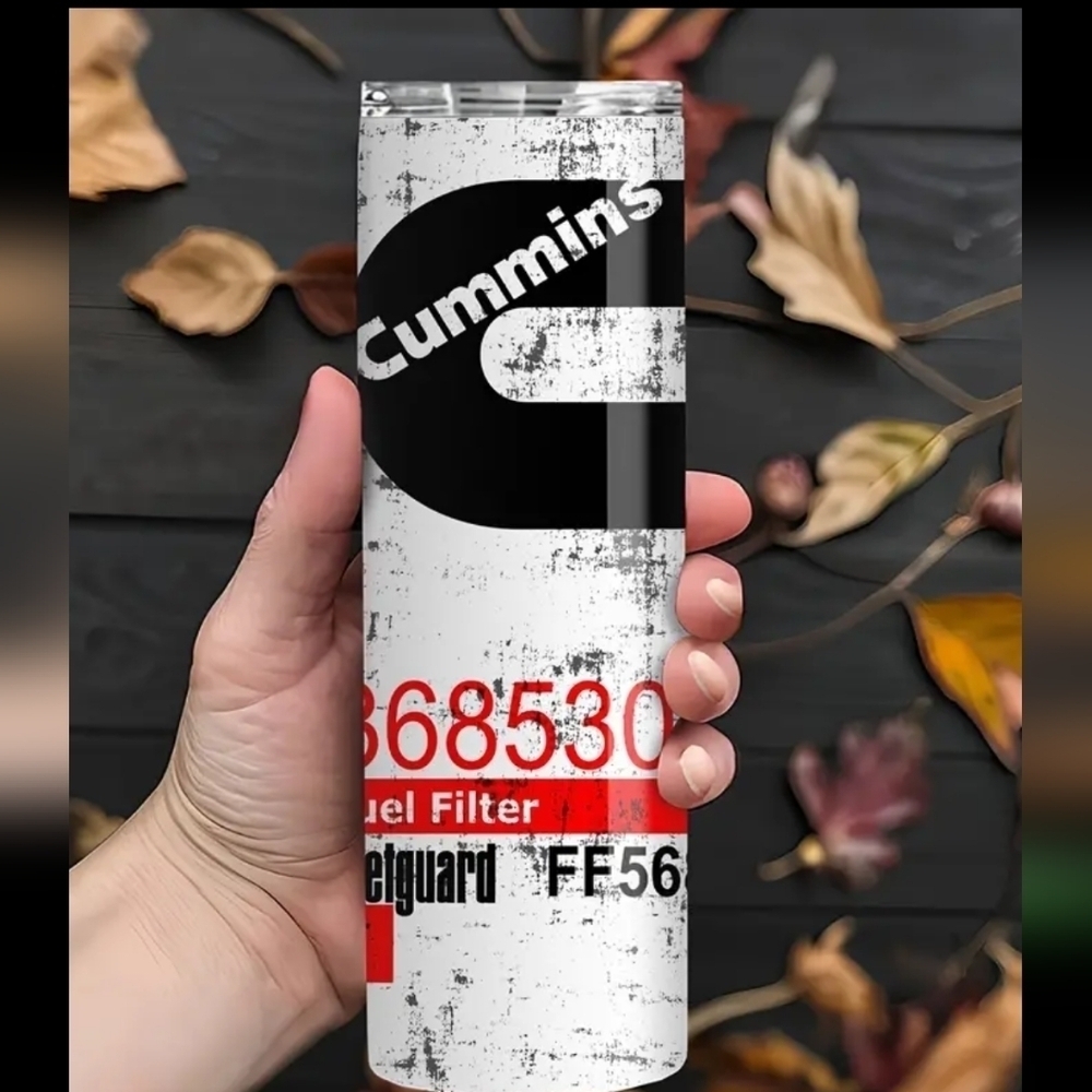 New Cummins Engine Men's 20oz Stainless steel tumbler with lid Christmas gift